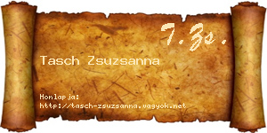 Tasch Zsuzsanna névjegykártya